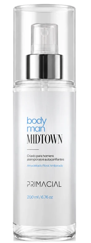 Frasco do Body Splash Bodyman Midtown, 200 ml